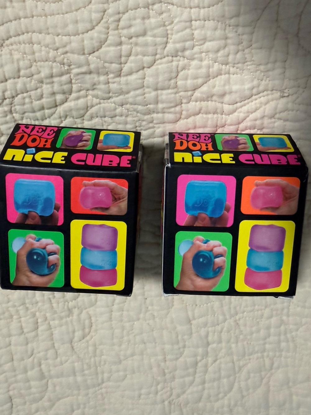 Nee Doh VIRAL Nice Cube Super Solid Squish! You pick one purple or blue! NWB - Picture 6 of 7